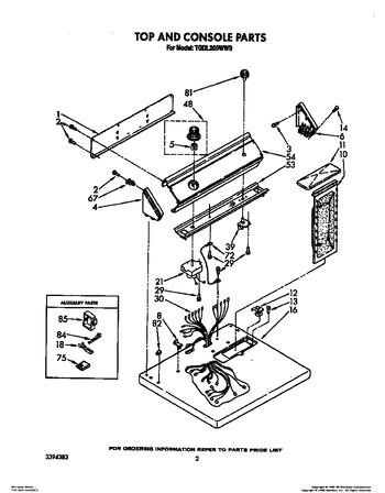 Diagram for TGDL200WW0