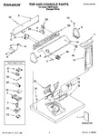 Diagram for 01 - Top And Console Parts