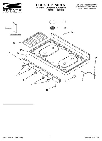 Diagram for TGP305RW2