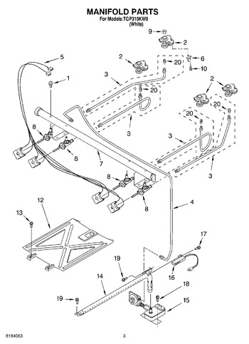 Diagram for TGP310KW0