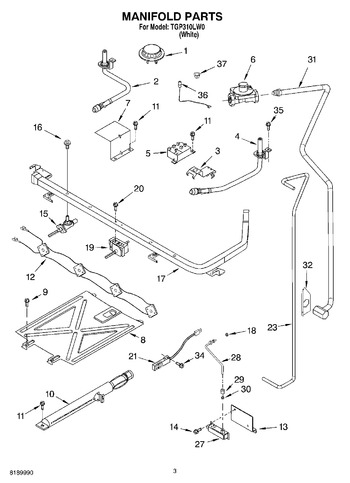 Diagram for TGP310LW0