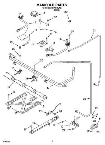 Diagram for TGP310LW2