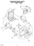 Diagram for 09 - Dispenser Front Parts