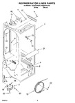 Diagram for 02 - Refrigerator Liner Parts