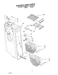 Diagram for 04 - Freezer Liner Parts