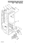 Diagram for 02 - Refrigerator Liner Parts