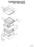 Diagram for 03 - Refrigerator Shelf Parts