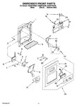 Diagram for 08 - Dispenser Front Parts