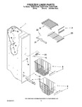 Diagram for 04 - Freezer Liner Parts