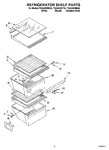 Diagram for 03 - Refrigerator Shelf Parts