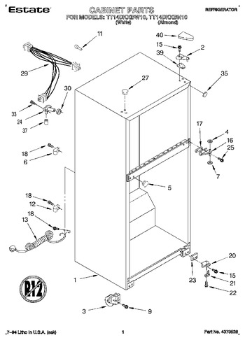 Diagram for TT14DKXBW10