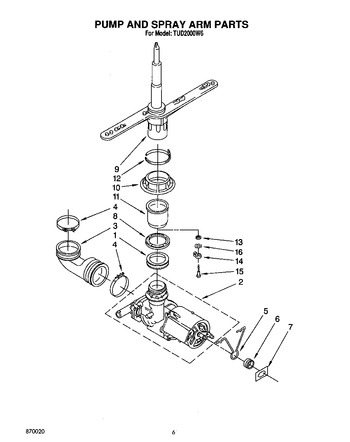 Diagram for TUD2000W6