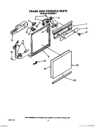 Diagram for TUD3000W1