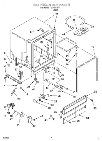 Diagram for TUD4000EB2