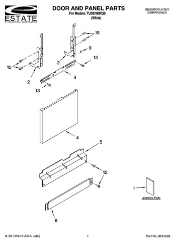 Diagram for TUD8700RQ0