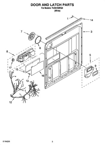 Diagram for TUD8700RQ0