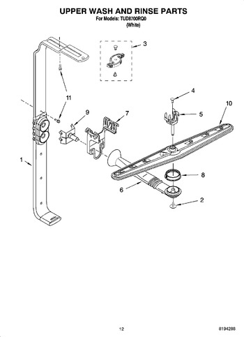 Diagram for TUD8700RQ0