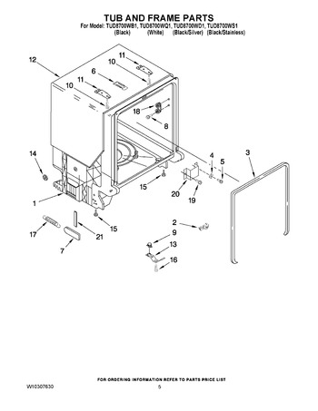 Diagram for TUD8700WB1