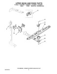 Diagram for 07 - Upper Wash And Rinse Parts