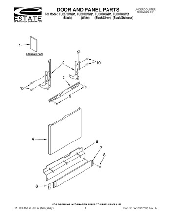 Diagram for TUD8700WB1