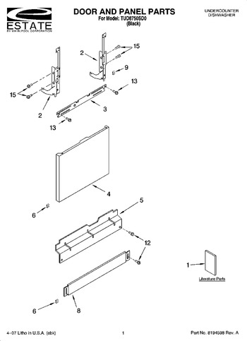 Diagram for TUD8750SD0