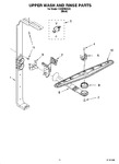 Diagram for 10 - Upper Wash And Rinse Parts