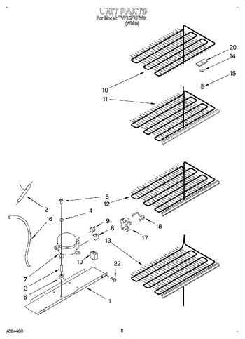 Diagram for TVF15FREW01