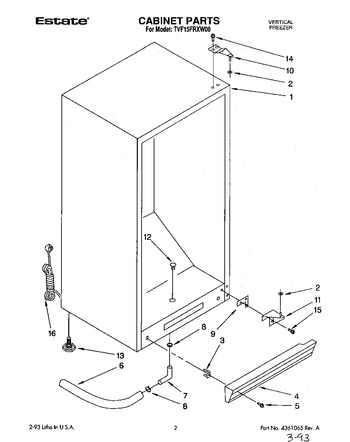 Diagram for TVF15FRXW00