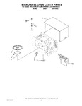 Diagram for 03 - Microwave Oven Cavity Parts