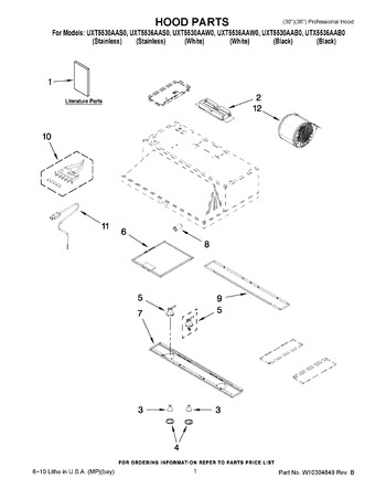 Diagram for UXT5530AAS0