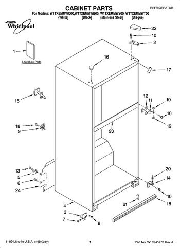 Diagram for W1TXEMMWB00