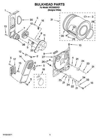 Diagram for WED5000VQ1