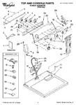 Diagram for 01 - Top And Console Parts