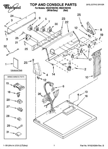 Diagram for WED5700VH0