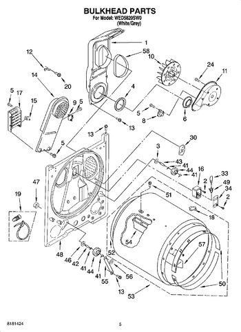 Diagram for WED5820SW0