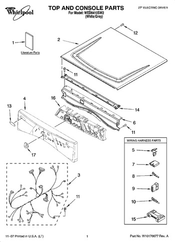 Diagram for WED8410SW2