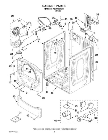 Diagram for WED9050XW0