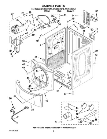 Diagram for WED9450WL0