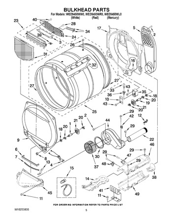 Diagram for WED9450WL0