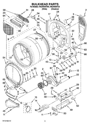 Diagram for WED9500TW0