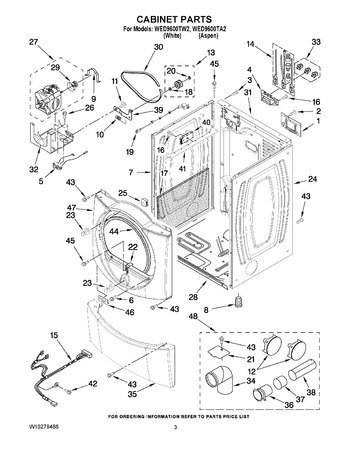 Diagram for WED9600TA2