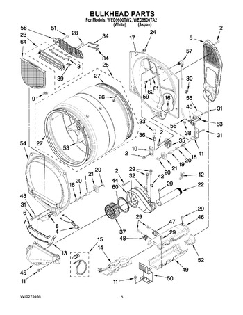 Diagram for WED9600TA2