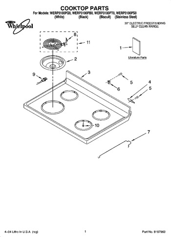 Diagram for WERP3100PT0