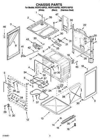 Diagram for WERP3100PB3