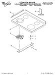 Diagram for 01 - Cooktop Parts