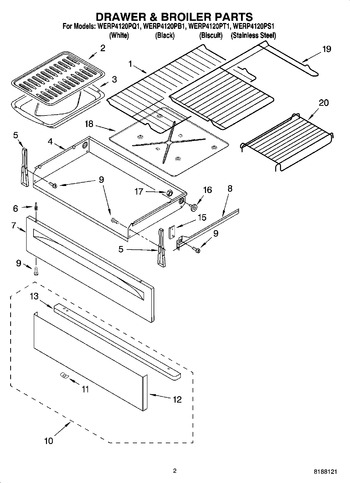 Diagram for WERP4120PB1