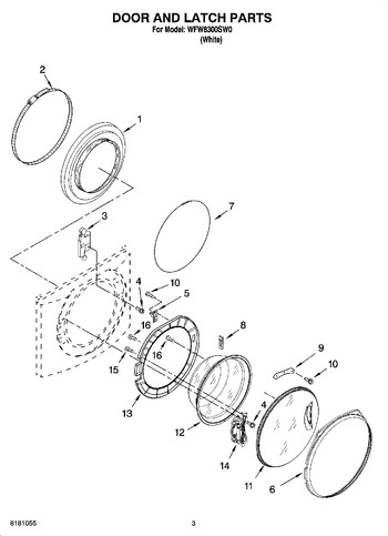 Diagram for WFW8300SW0