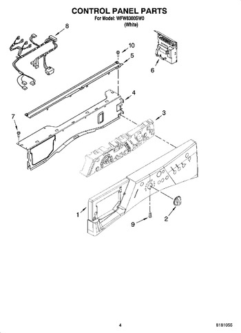 Diagram for WFW8300SW0