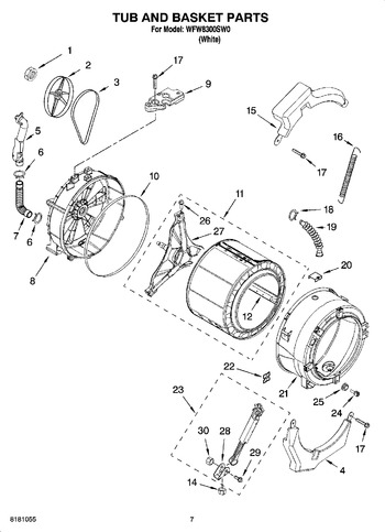 Diagram for WFW8300SW0