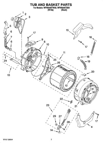 Diagram for WFW8400TW00